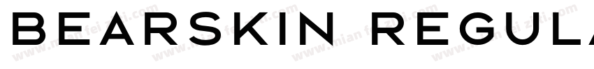 Bearskin Regular字体转换